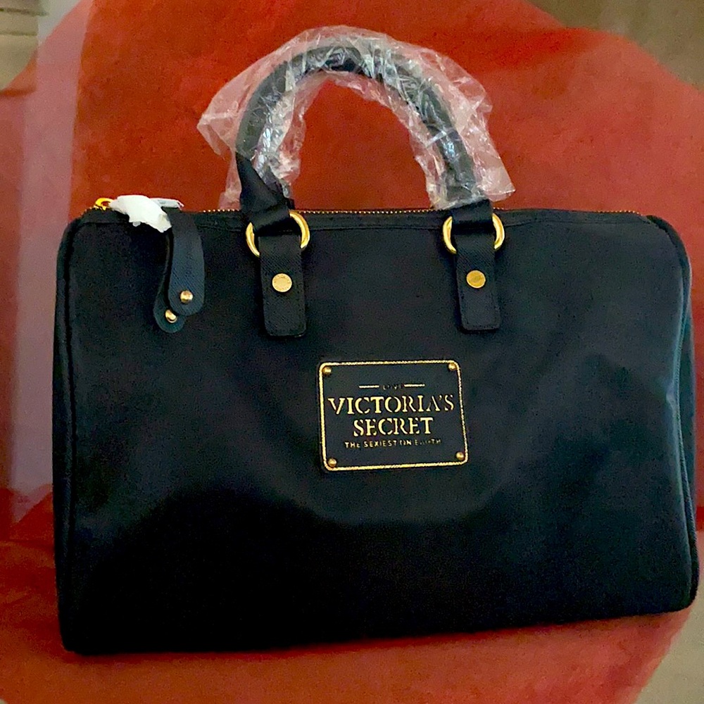 New Victoria’s Secret Black Satchel Handbag Purse